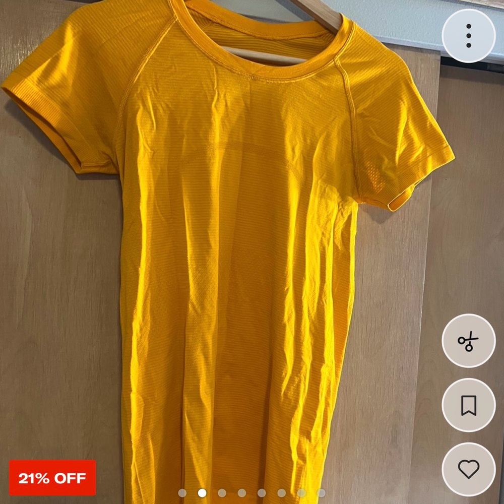 Lululemon swiftly tech short sleeve